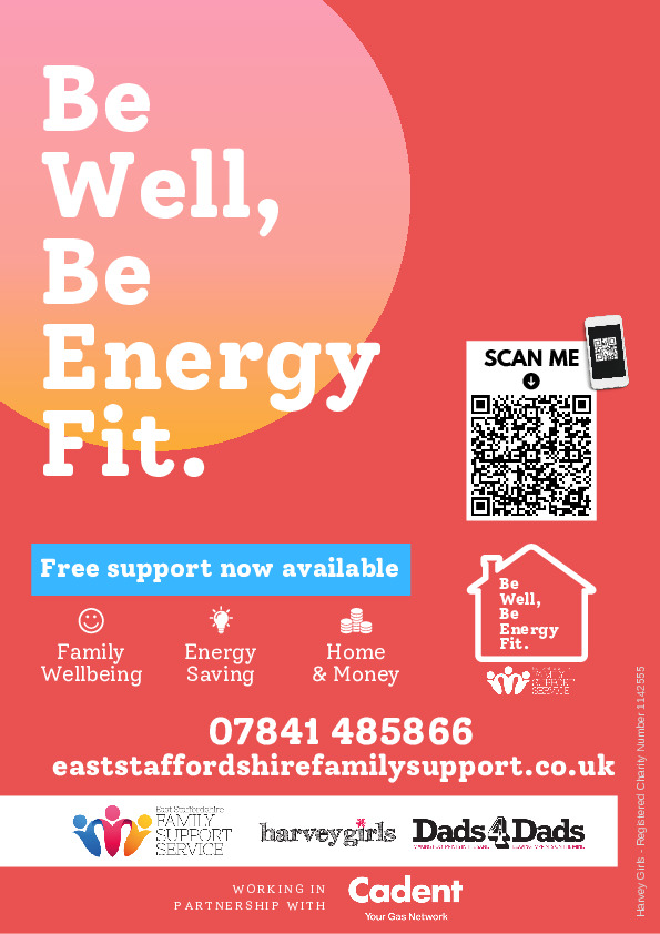 Cadent Be Well Be Energy Fit Poster 2023